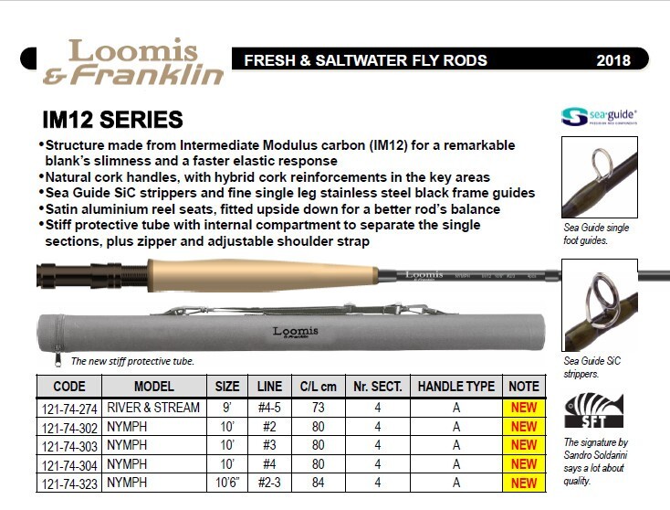Loomis and Franklin fly rod 3 wt 11 ft for Nymphing with case Brand new 110g wt