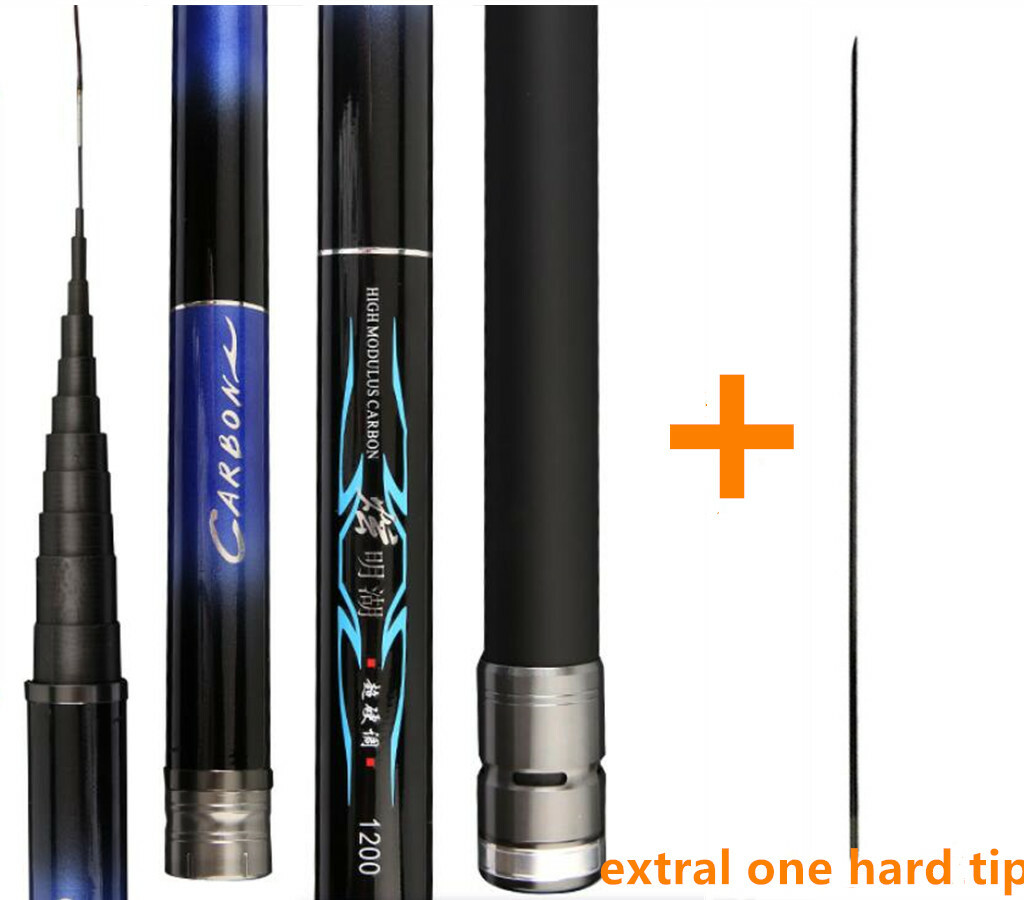 8m 9m 10m 11m 12m 13m Telescopic Fishing Rod Hard Carbon Fiber Hand Fishing Pole