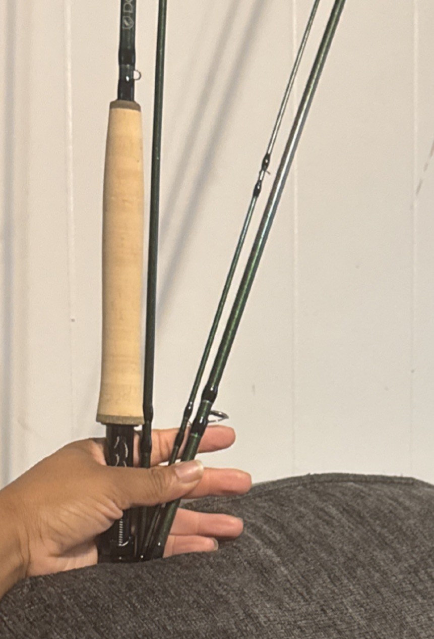 Douglas DXF 5904 Fly Fishing Rod 4-Piece Cork Handle Trout w/ Tube