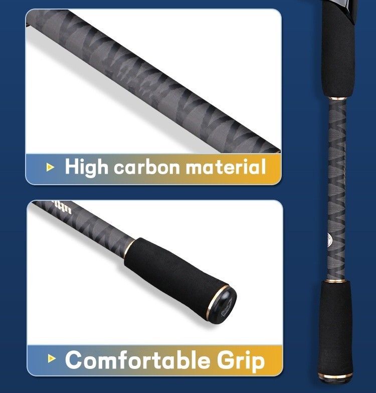 Telescopic Fishing Rod Carbon Fiber Travel High Sensitive Rods Fast Action Pole