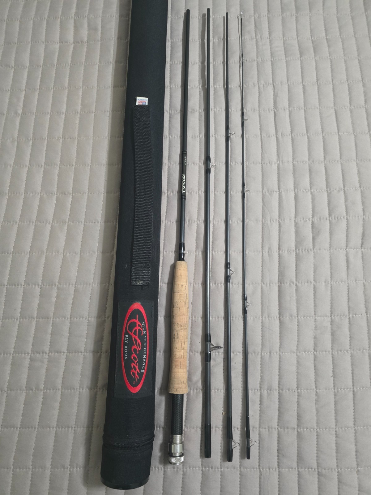 Scott A2 9′ 4WT 4-Piece Fly Rod – Mint Condition