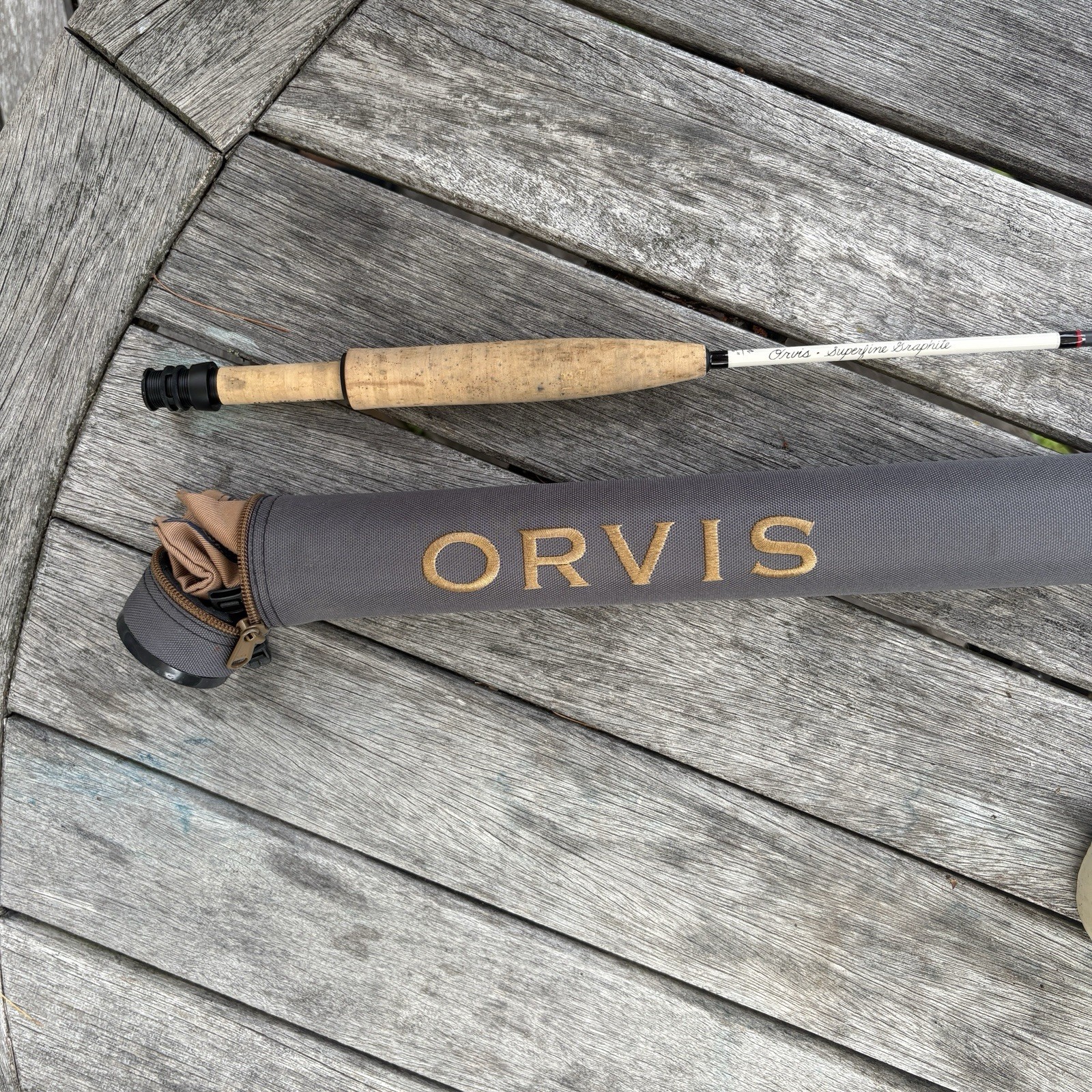 Orvis Superfine Graphite 7’6 3wt Fly Rod Excellent Condition