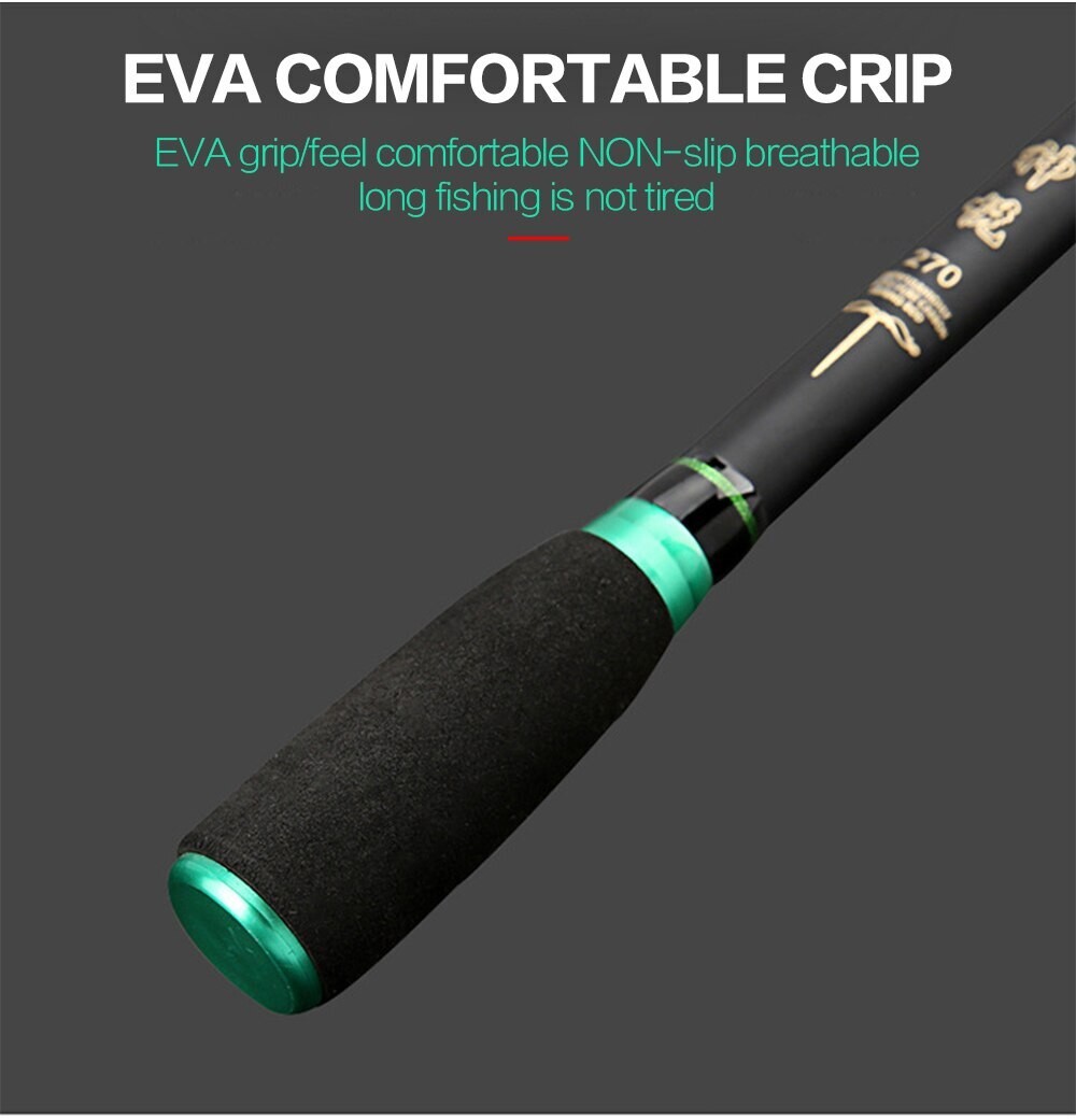 Telescopic Fishing Rod M Power Travel Casting Spinning Rod 1.8M-3.0M Carbon Pole