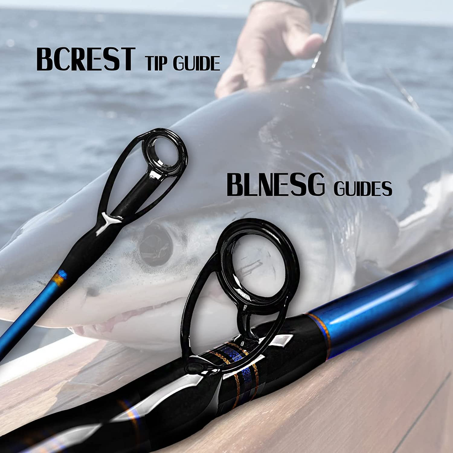 Saltwater Graphite Glass Jig Jigging Casting Rod Deep Sea Offshore Fishing Pole