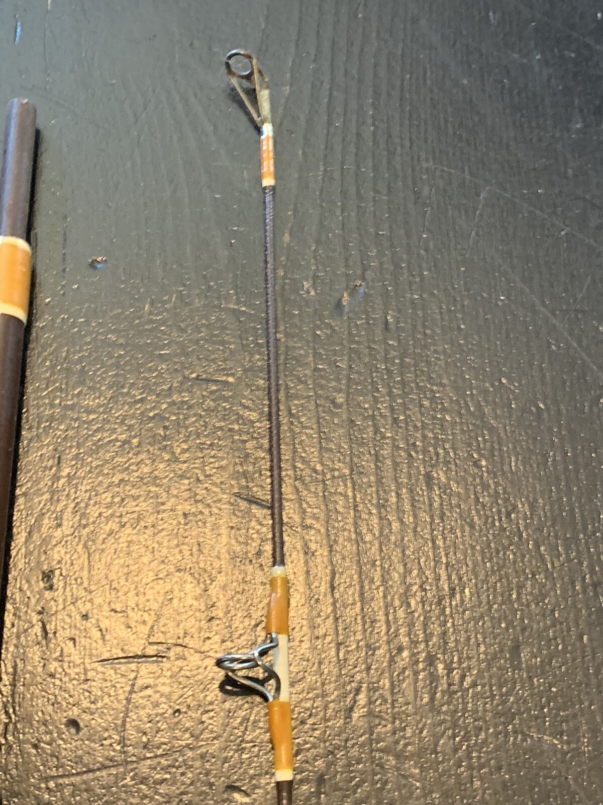 Vintage SABRE Custom Made Nypoxy SH 191 8 1/2′ Surf Spinning Rod 2 Pc RARE!!