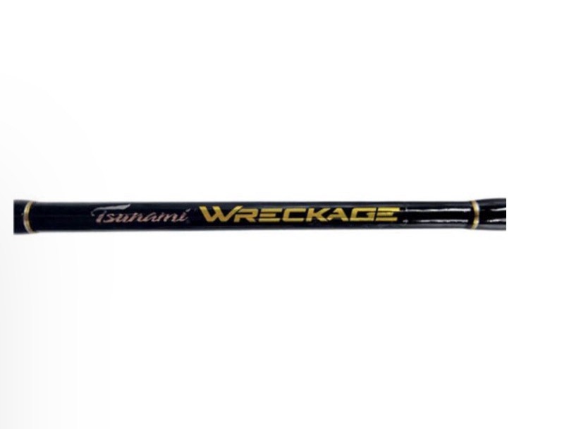 Tsunami Wreckage Conventional Rod 6’6” Medium Heavy 20-50 Mono 30-60 Braid