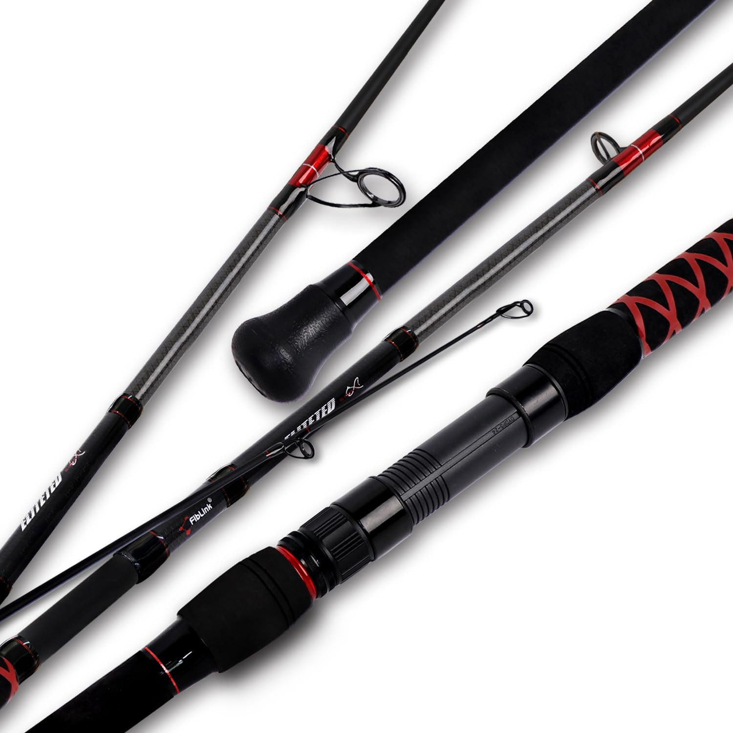 Surf Spinning Fishing Rod 2-Piece/3-Piece/4-Piece Carbon Fiber Travel Fishing Ro