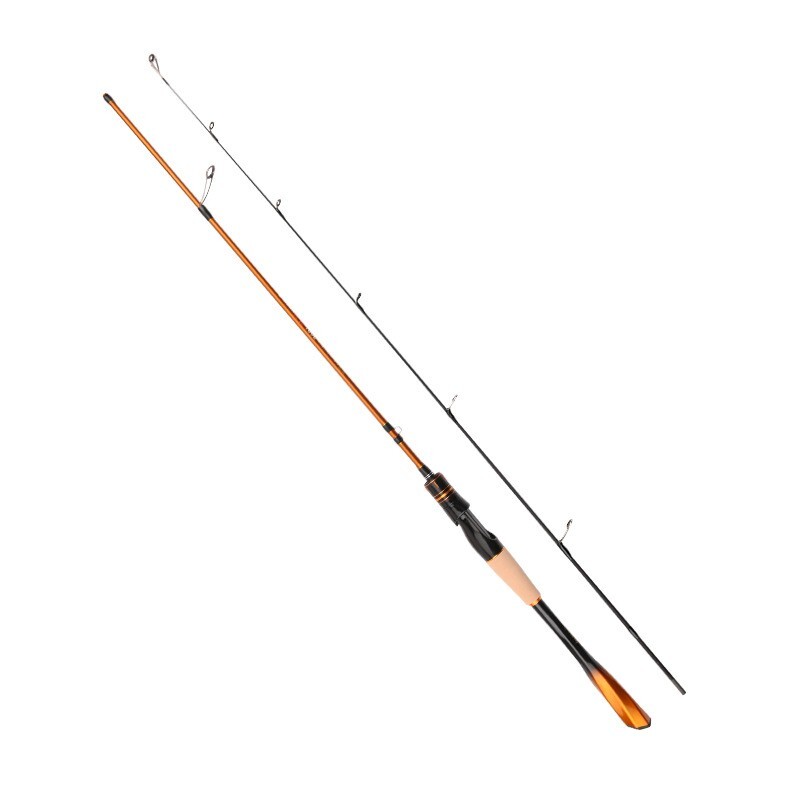 Trout Fishing Rod Carbon Fiber Spinning/casting Rod Fishing Pole 2 Sections Fast