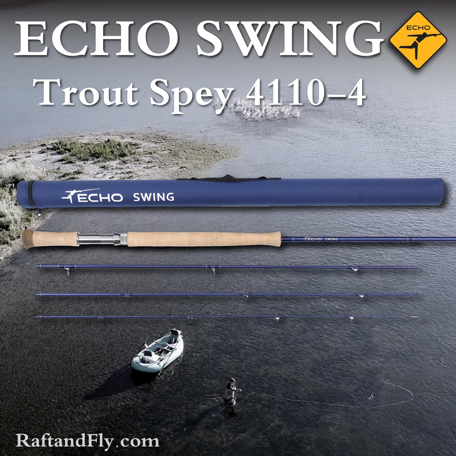 Echo Swing 4wt Trout Spey 4110-4 | Lifetime Warranty – FREE SHIPPING