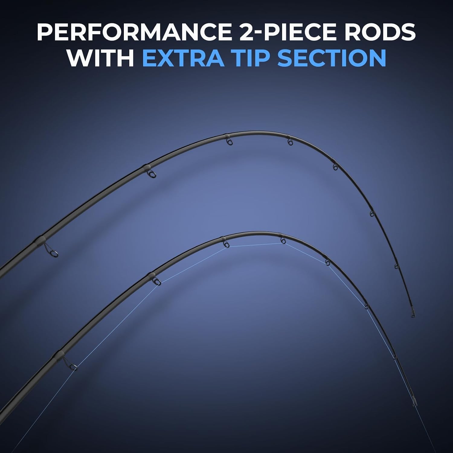 Verus Technique Twin-Tip Bass Fishing Rod – IM7 Graphite Blanks W/ Nano Resin