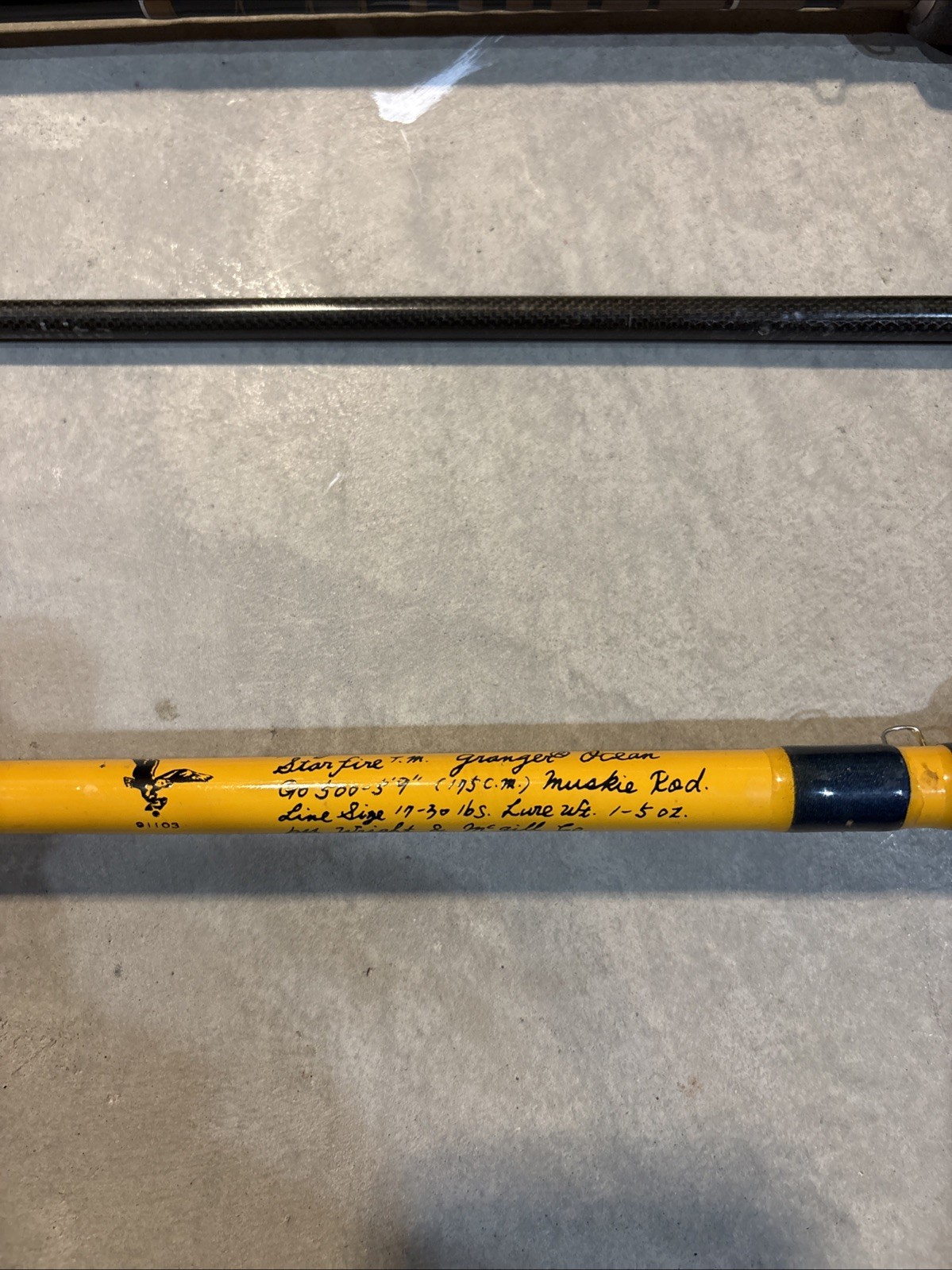 Lot Of 3 Rods, 2 Muskie And 1 Spinning