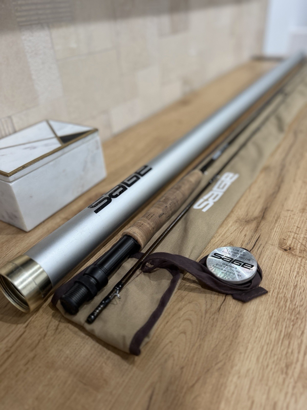 vintage Sage Graphite II GFL 580 DS fly rod Please Make An Offer