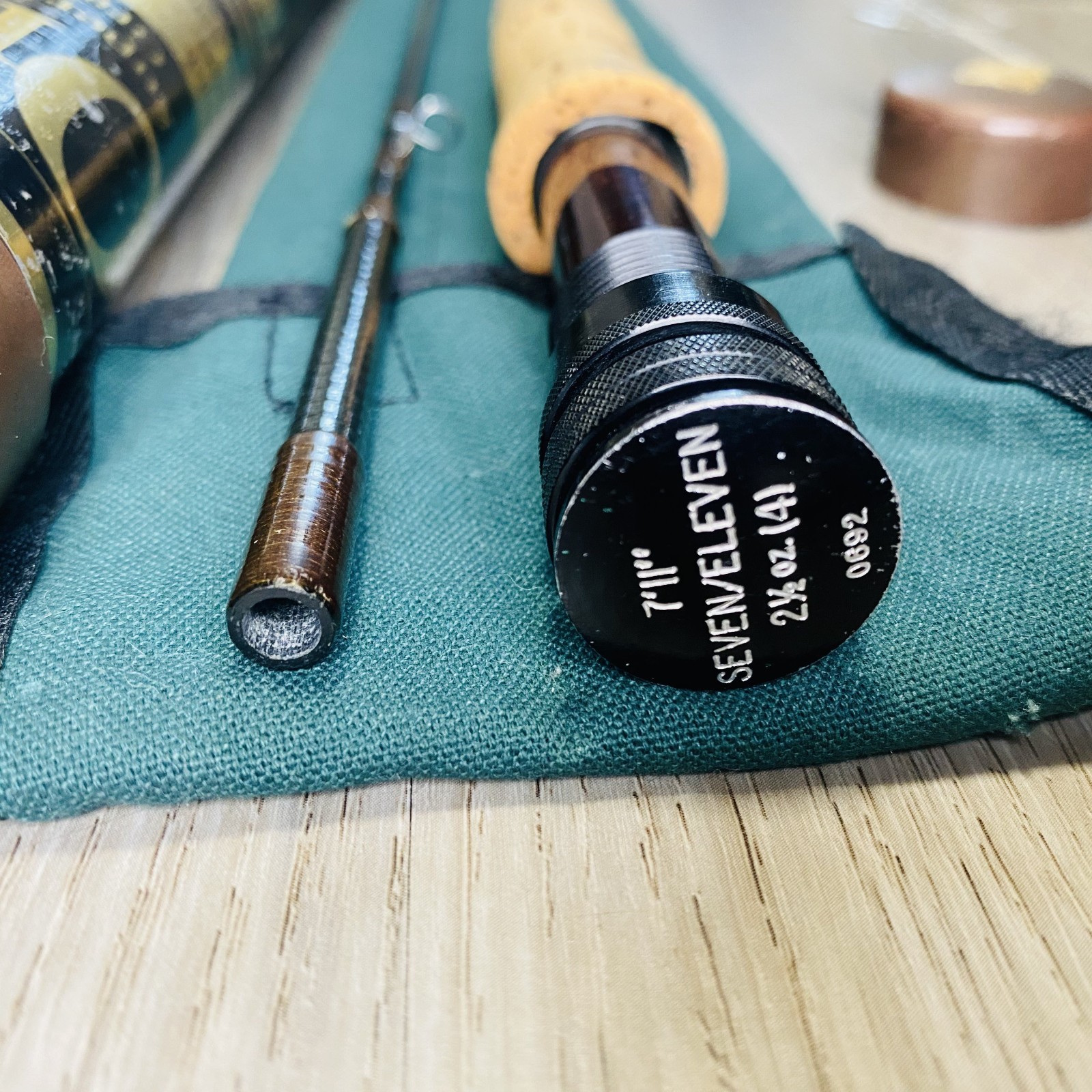 Orvis Superfine Seven Eleven 7’11” 4wt Fly rod w/Tube Socks