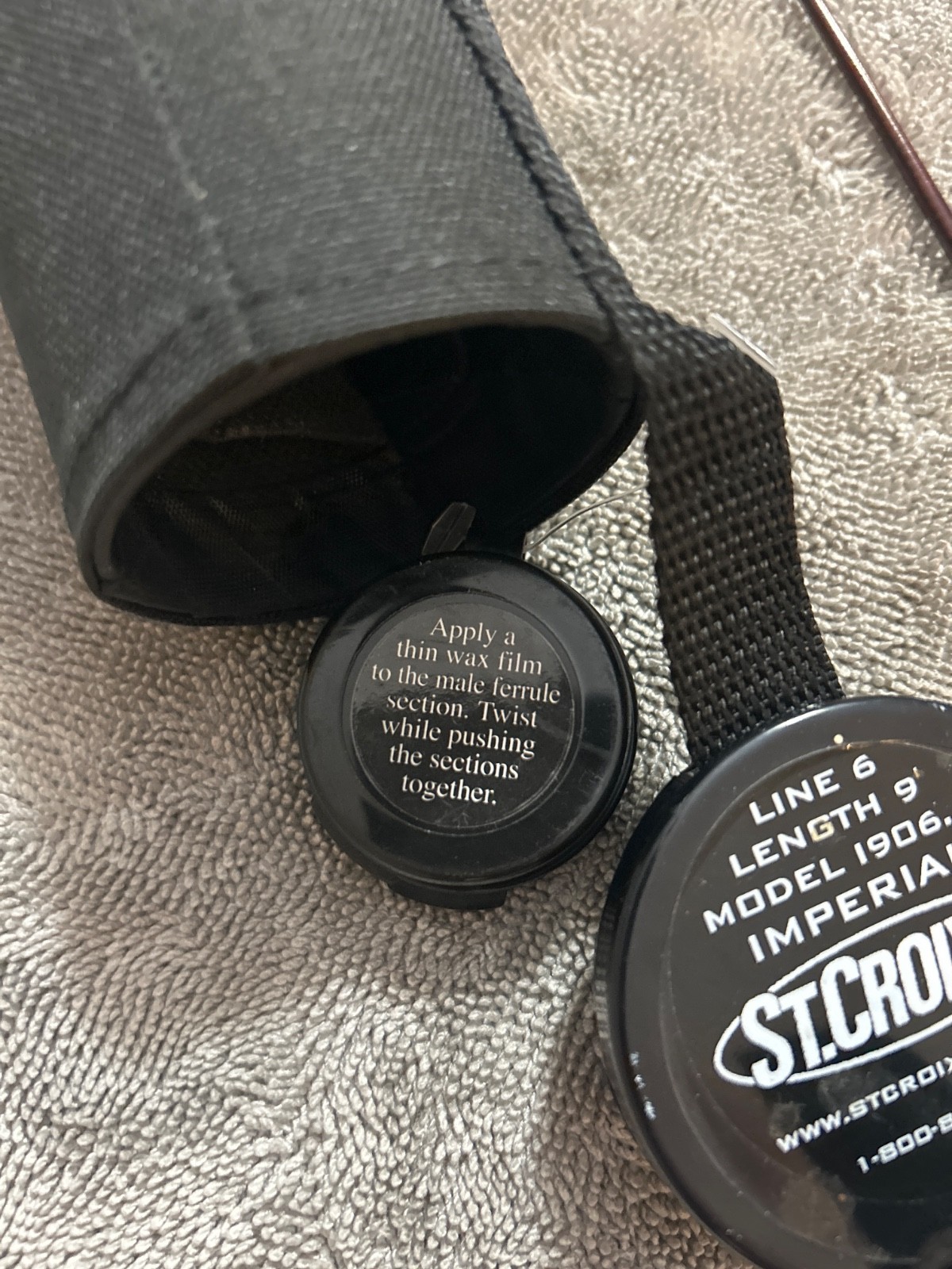 MINT St. Croix Imperial 9′ #6 weight 4 piece fly fishing rod