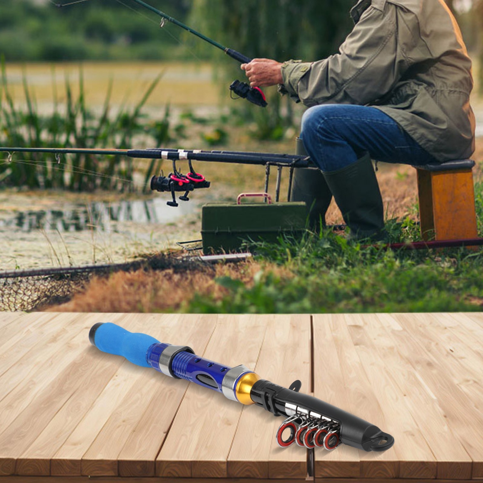 Travel Friendly Fishing Rod and Reel For Combo for Quick Setup and Use