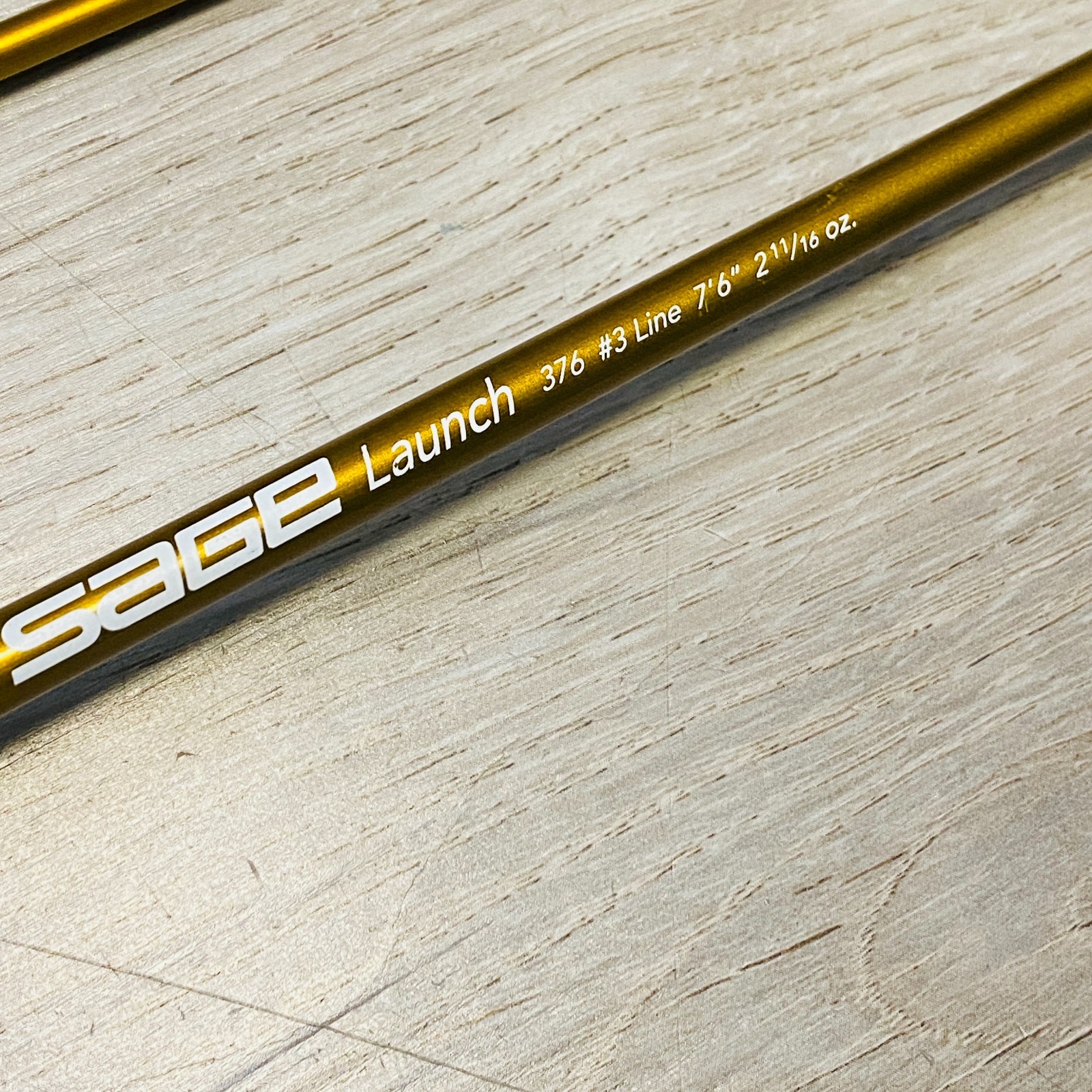 Sage Launch 376 3wt 7’6″ Fly fishing rod w/tube case