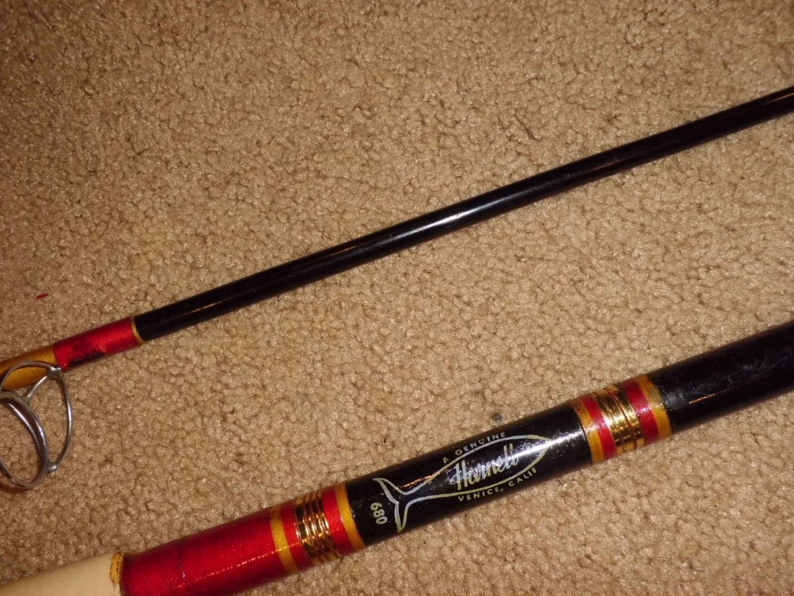 Vintage HARNELL 680 Spinning Surf 11′ Rod made in USA