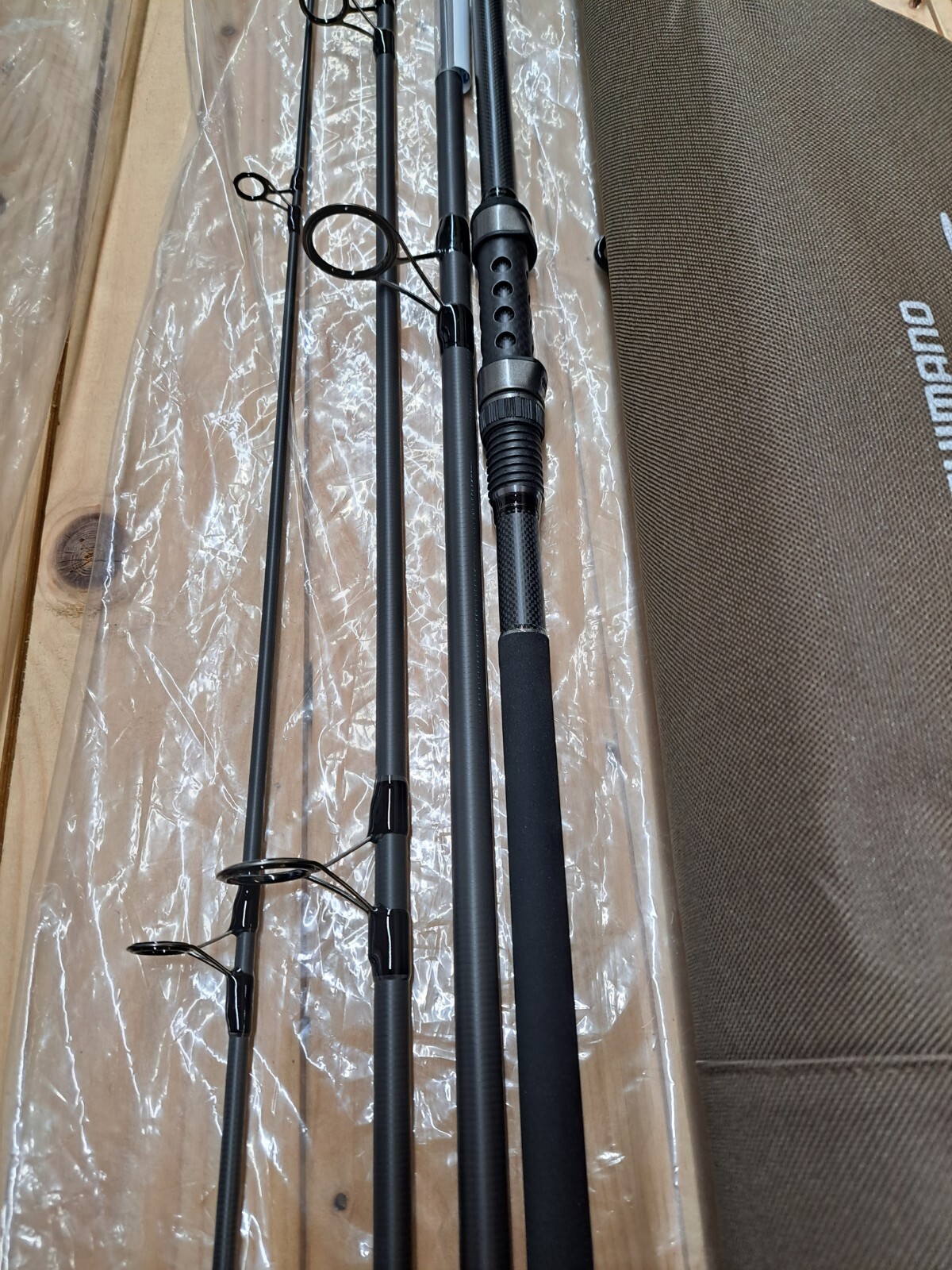 4× Shimano TX Lite A Carp 9ft 3lbs Carp Rods 4pc NEW! + Case Tube Tube Eel