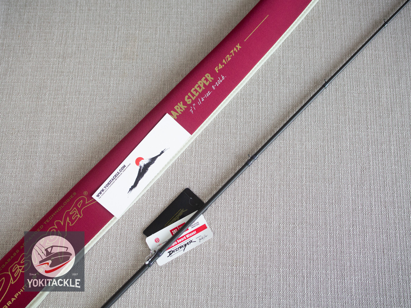 Megabass DESTROYER F4.1/2-71X THE DARK SLEEPER Baitcasting Rod