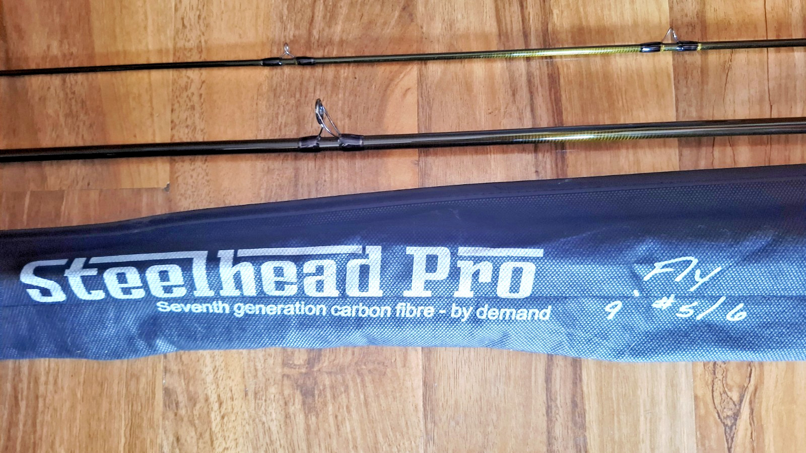 Fly Fishing Rod 9ft Ron Thompson Steelhead Pro Salmon Trout River Coarse 2 Piece