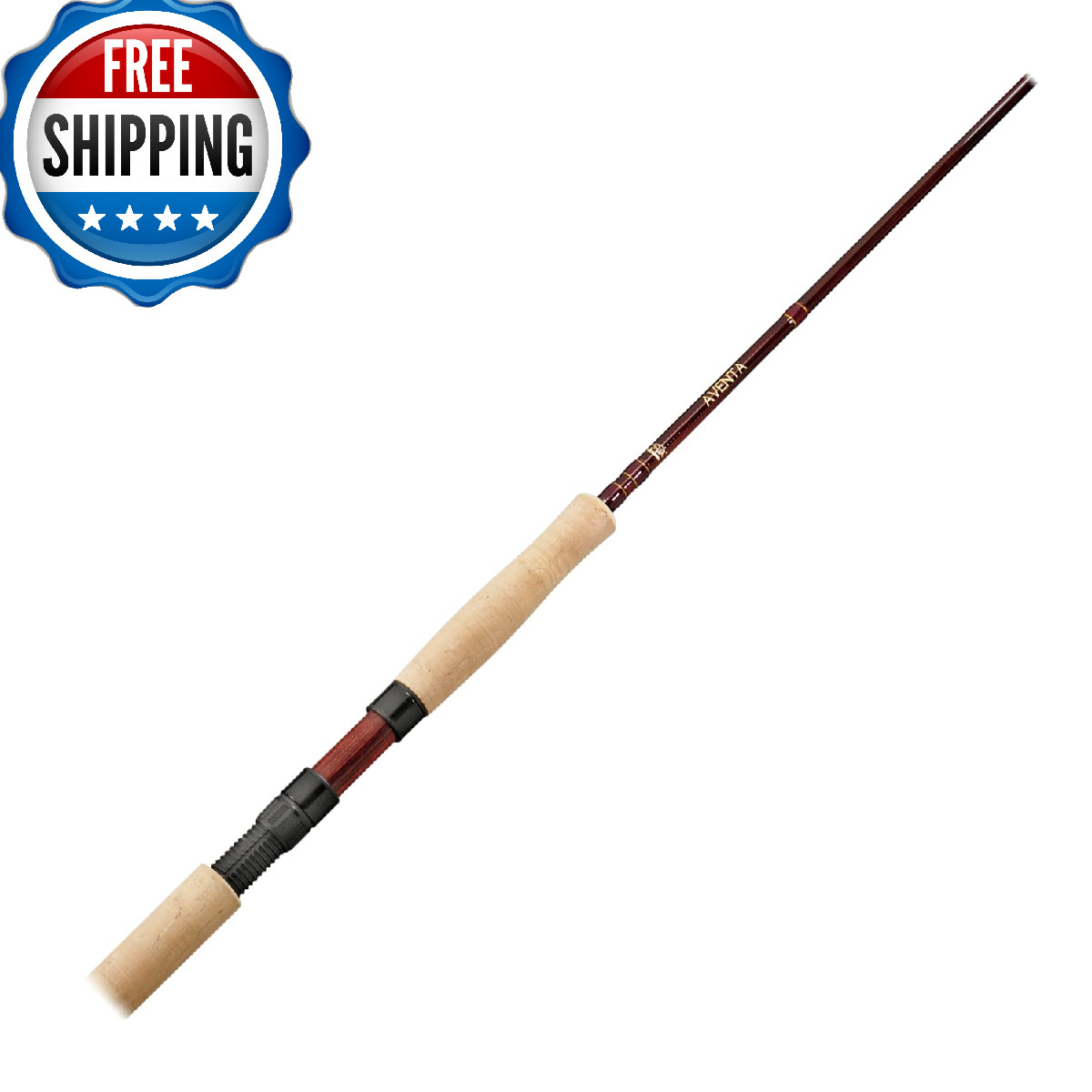 Okuma Aventa Center Pin Float Rod, 13-Feet,4-8-Pound, Light Action with Slip Rin