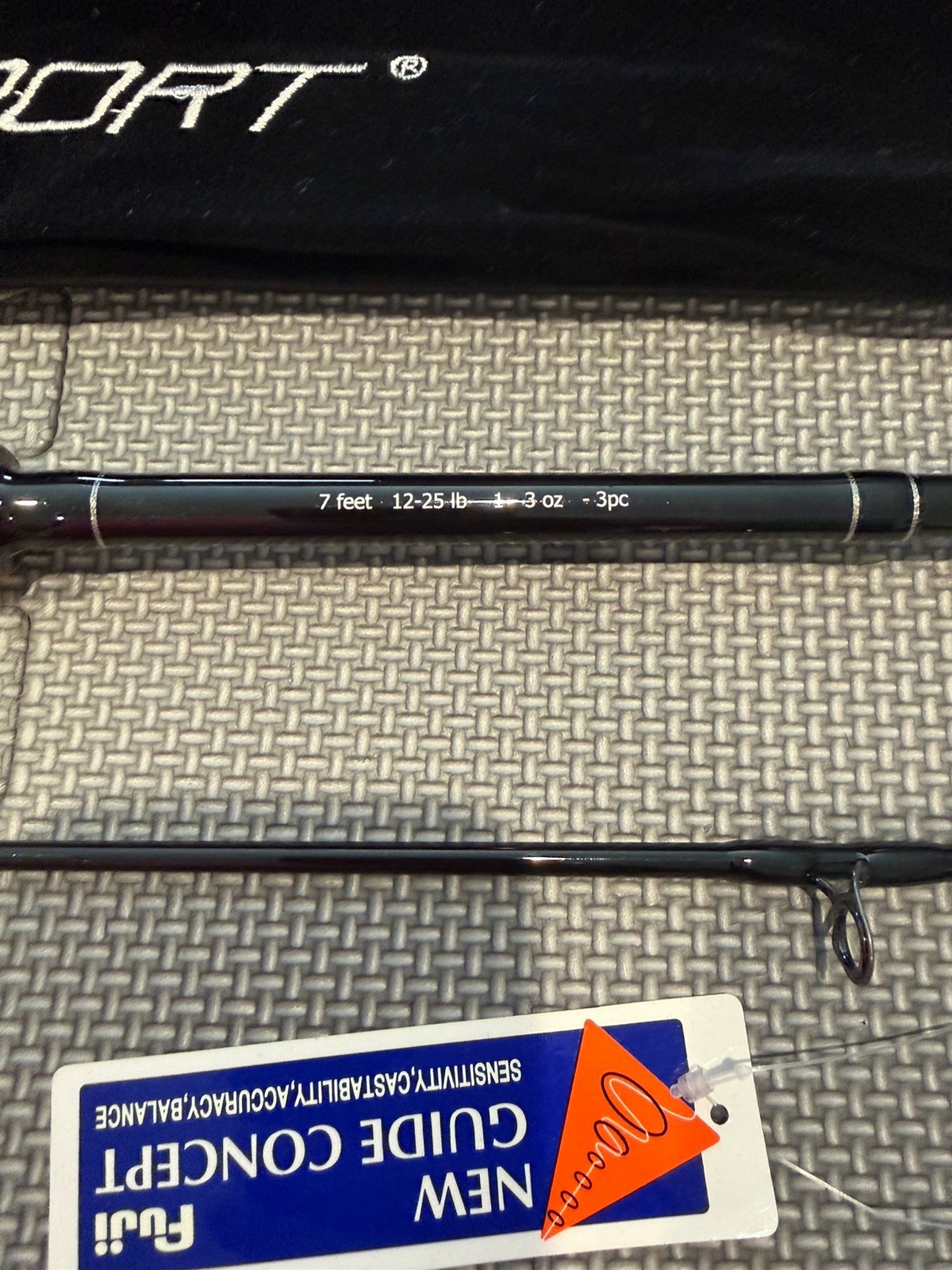 Flying Fisherman 7′ Passport Travel Spinning Fishing Rod 12-25 Lb 1-3 Oz -3 Pc