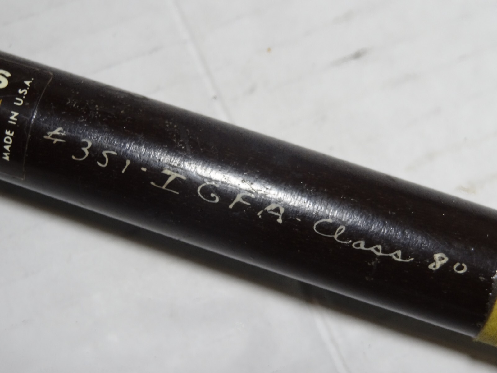 IGFA 80 Fishing Rod Only Vtg. HI Horrocks Ibbotson Power Glass Roller Guides