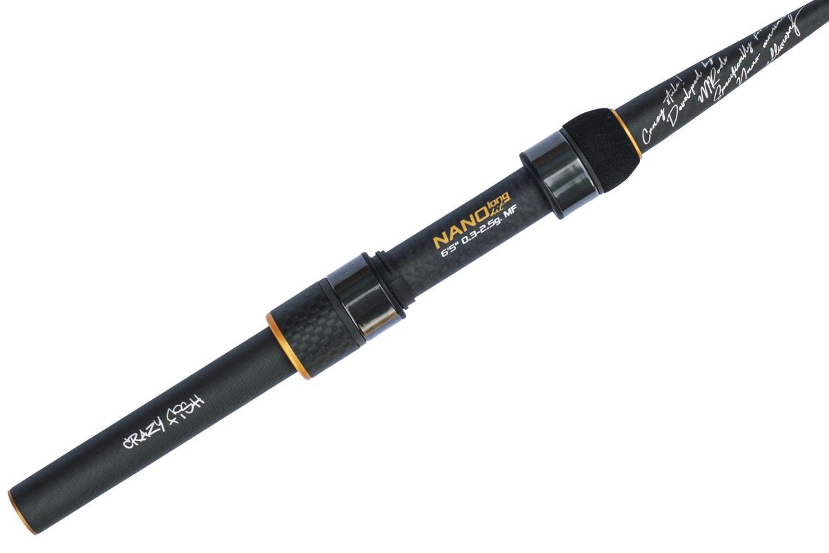 Spinning Crazy Fish Nano Long Hit (0.3-2.5g 196cm) NEW