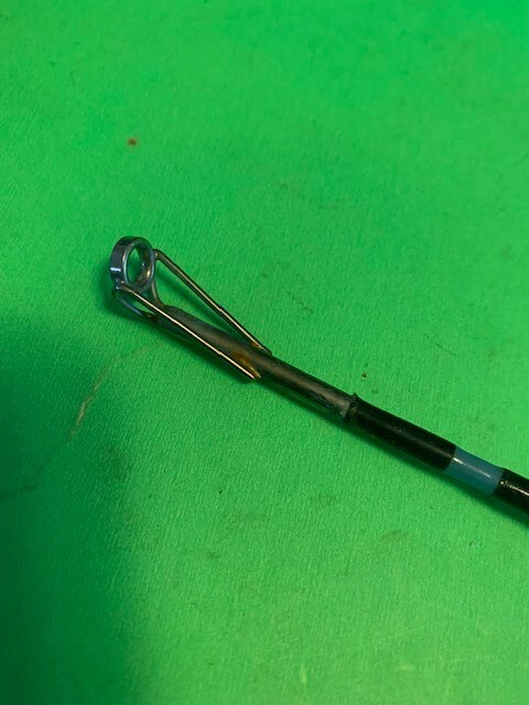 VINTAGE GOLDEN SABRE STROKER 6 FOOT 6 INCH 20 TO 50 POUND RATED FISHING ROD