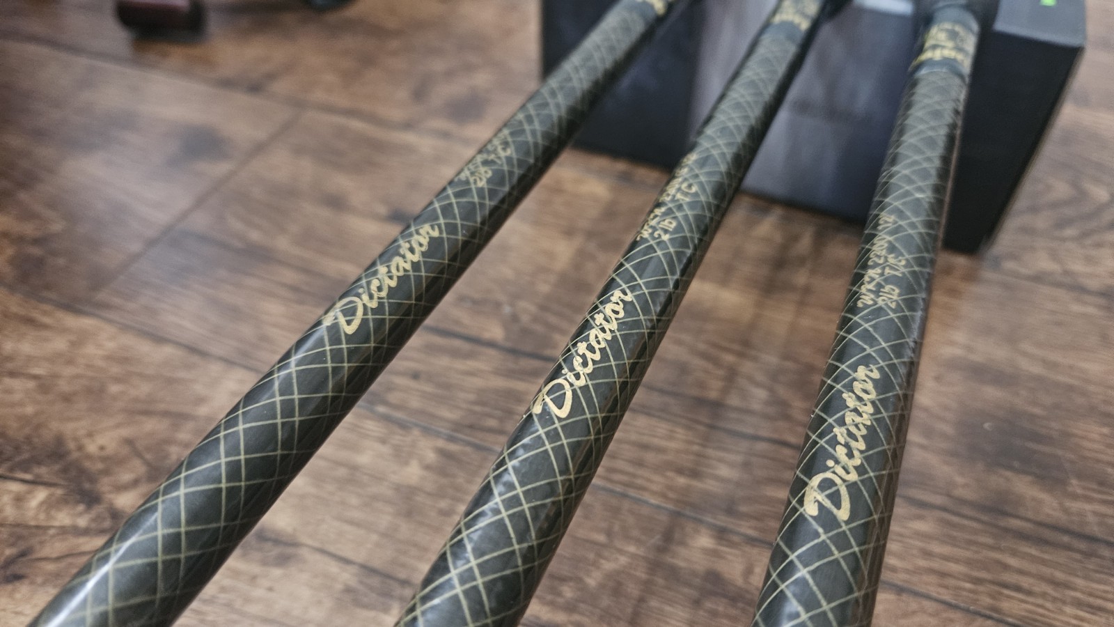 3x Daiwa Kevin Nash 12ft 2lbs WKN Whisker Dictator Carp Rods
