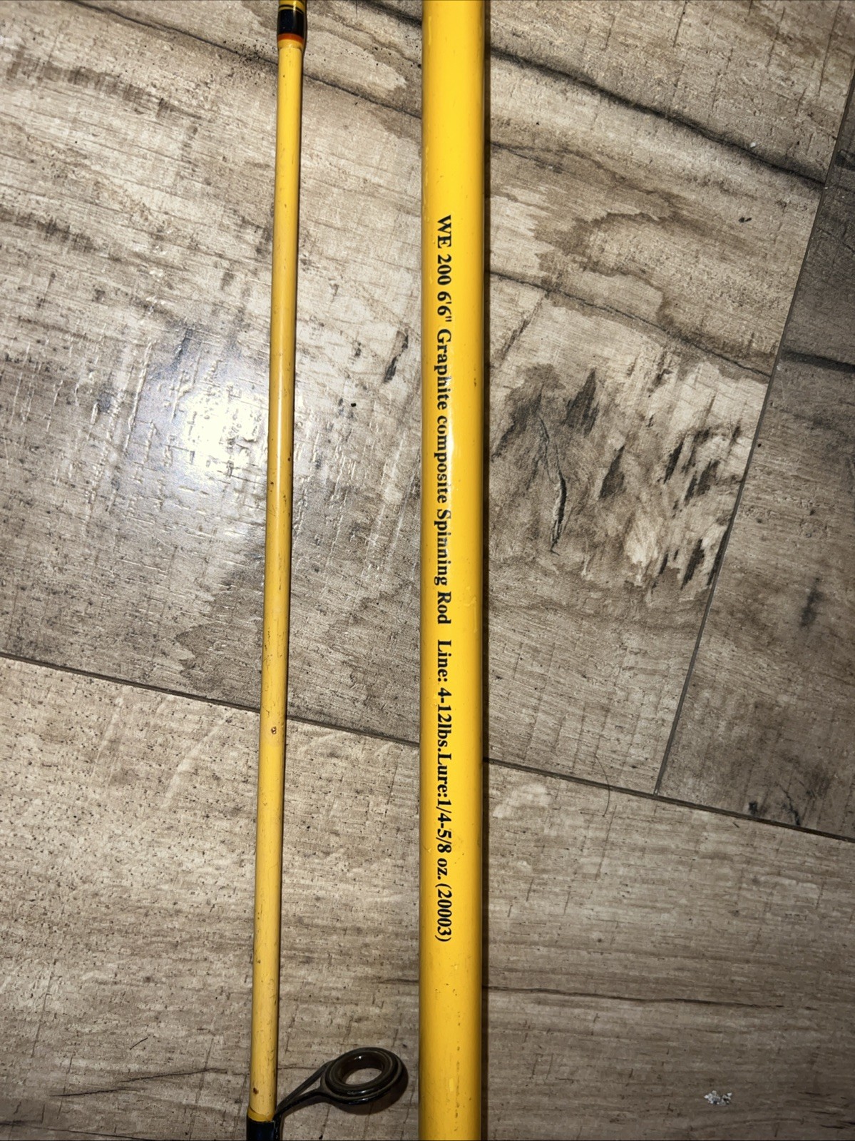 Eagle Claw “Water Eagle” WE 200 Spinning Rod Graphite Composite 2 Piece 6’6”