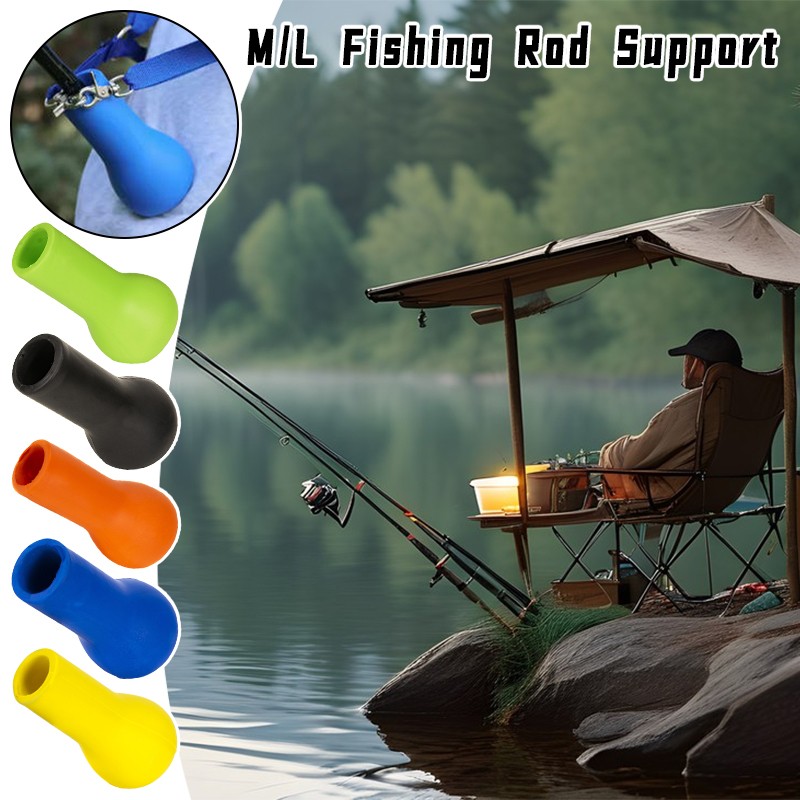 Fishing Fighting Tool Rod Holder Butt Cushion Cap Spherical Fishing Pole Holder