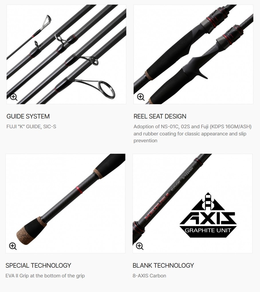 NS BLACKHOLE MEDUSA EDGE BASS ROD
