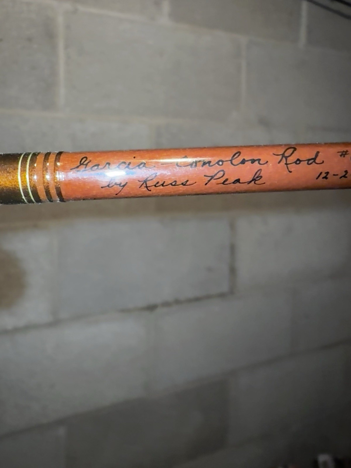 Unique, Rare, Russ Peak Signed Custom Fly Rod 6’12-2-59