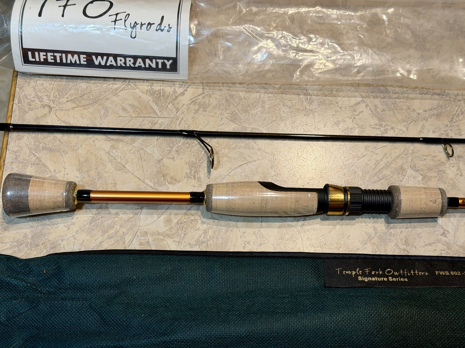 Temple Fork Outfitters TFO Signature Series Loomis FWS 602-2 6ft LT Spin Rod