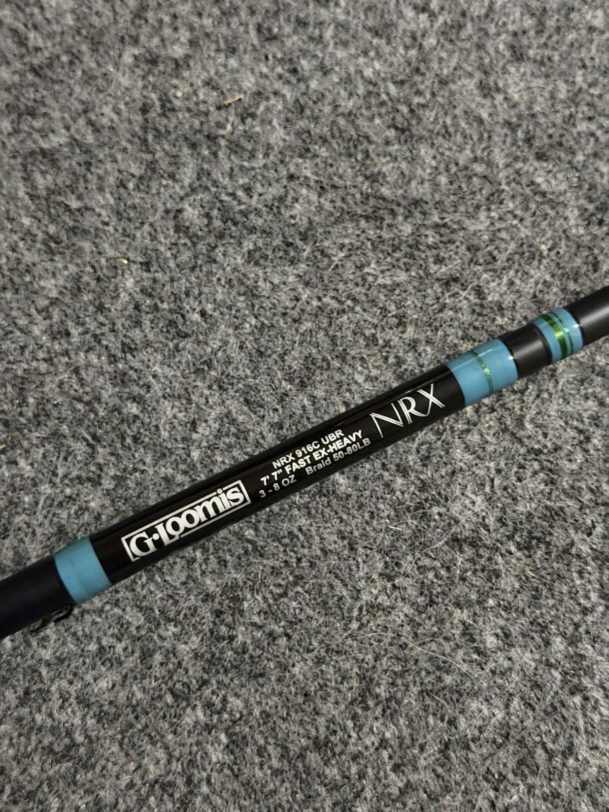G. Loomis NRX 916C UBR Ex Heavy Umbrella Rig Casting Rod U-40 Cork Sealed RARE!
