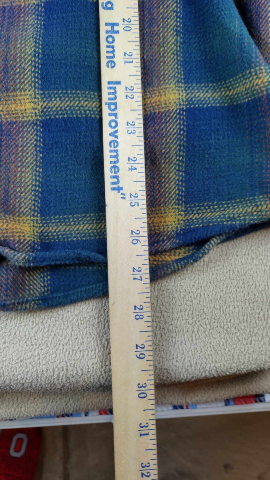 Orvis Men’s Size XL Outdoor Cabin Wear Flannel Long Sleeve Thick Double Knit