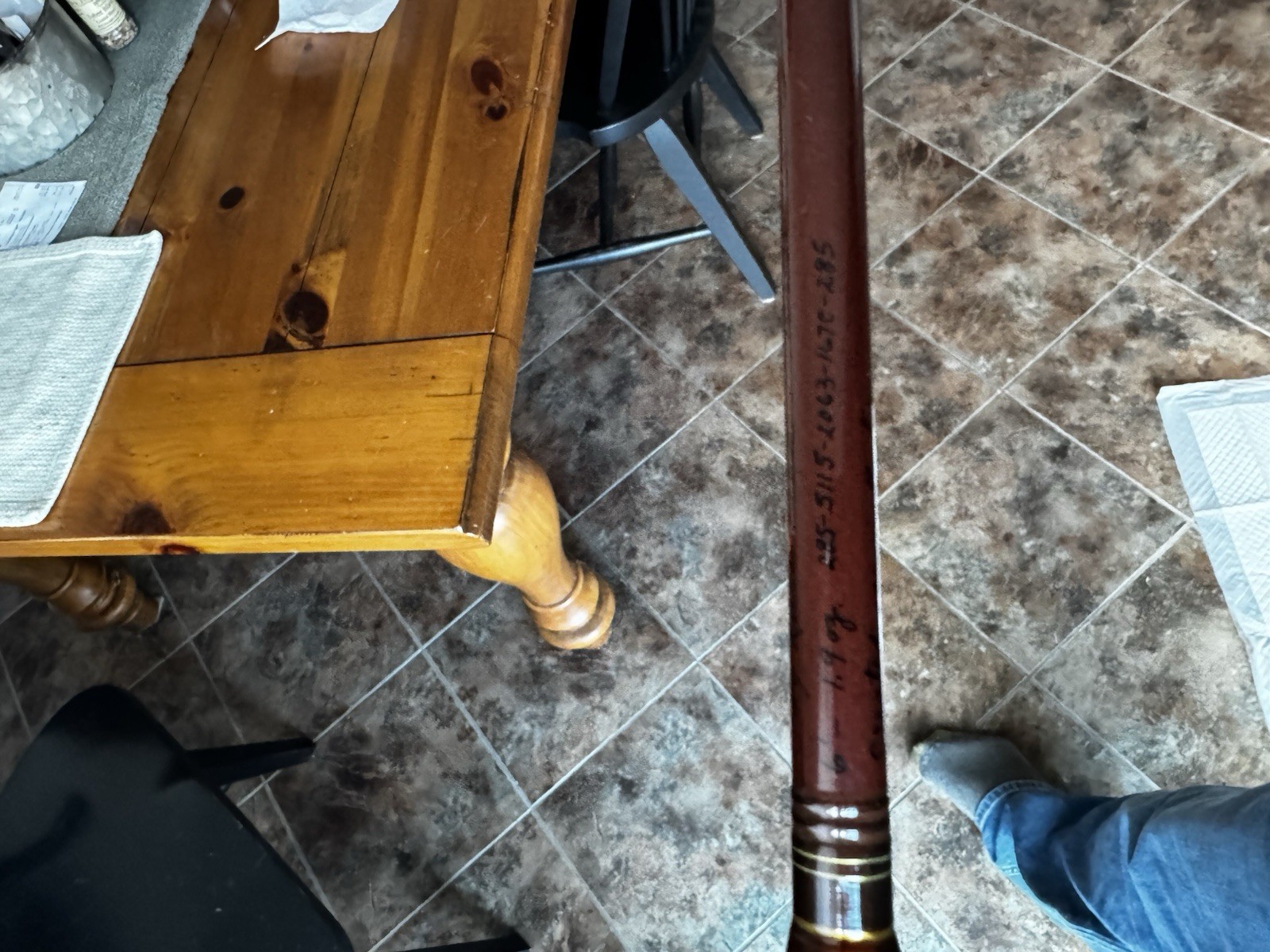Unique, Rare, Russ Peak Signed Custom Fly Rod 6’12-2-59