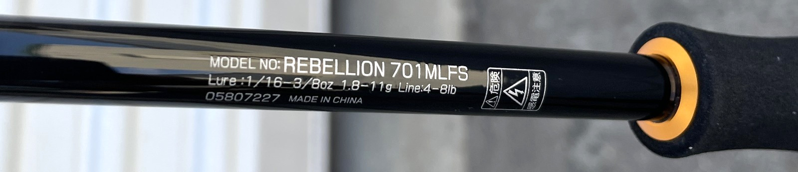 New Daiwa Rebellion Spinning Rod 7’0″ ML Fast 701MLFS Finesse Bass Drop Shot 1Pc