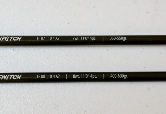 NEW TFO AXIOM II 11FT 7WT SWITCH ROD