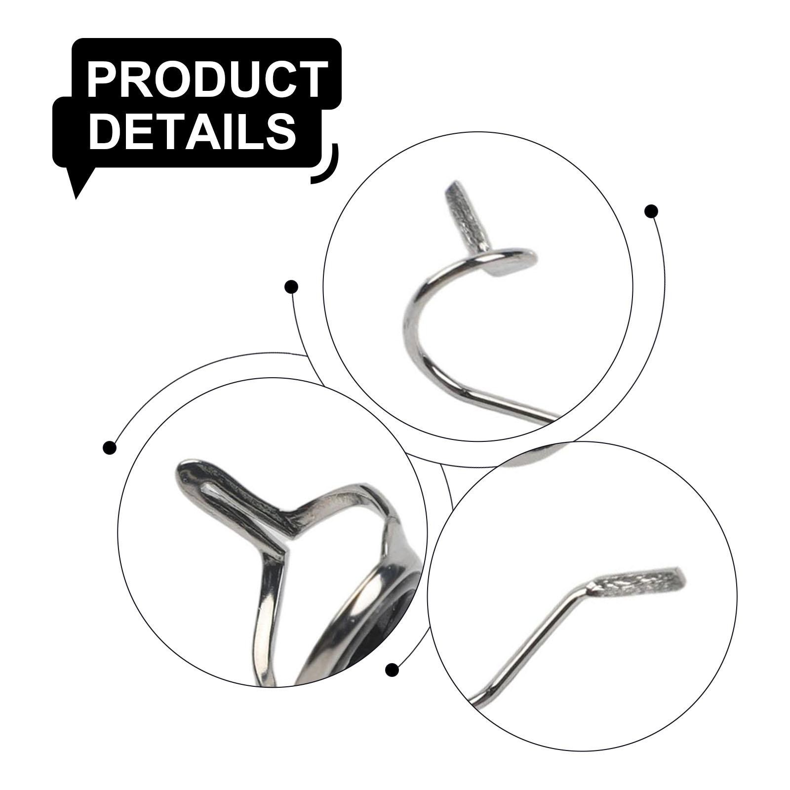 For Rod Repair Kit for Fly Fishing with Stainless Steel Guides and Hook Keeper