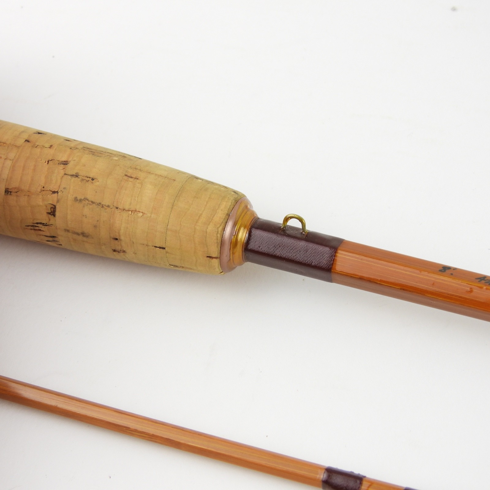 Cortland 444 “Impregnated” Bamboo Fly Rod. 8’. 8wt. W/ Sock. Made in England.