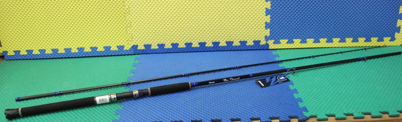 Okuma Blue Diamond A Series Downrigger Trolling Rod 10’0″ Med Heavy BD-C-1002MHa