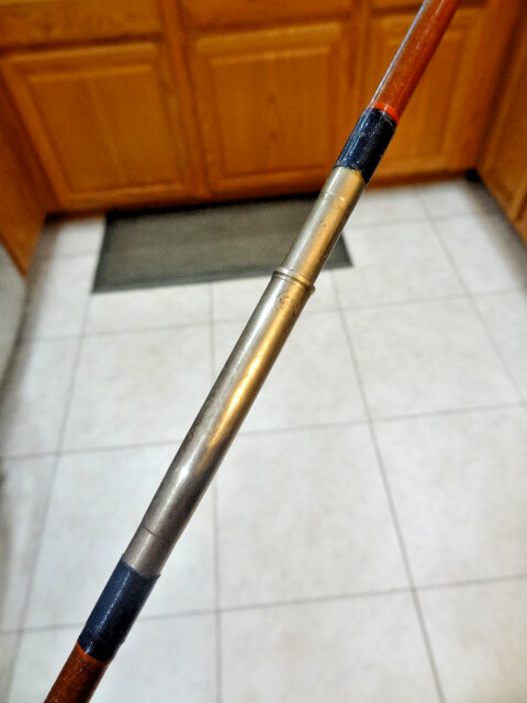 Vintage Garcia Conolon 8′ Live Fiber Classic 409 Fishing Glass Pole USA 1-Owner