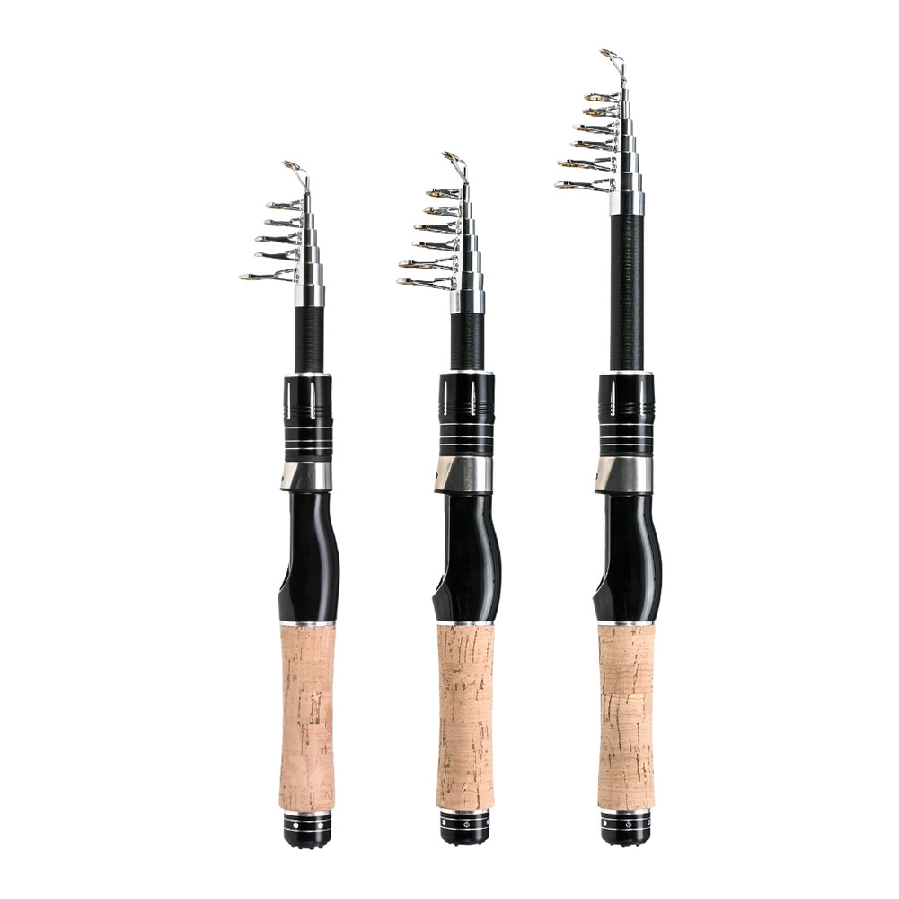 Portable 1 61m Fishing Rod Designed for Big Fish Catching and Easy Transport