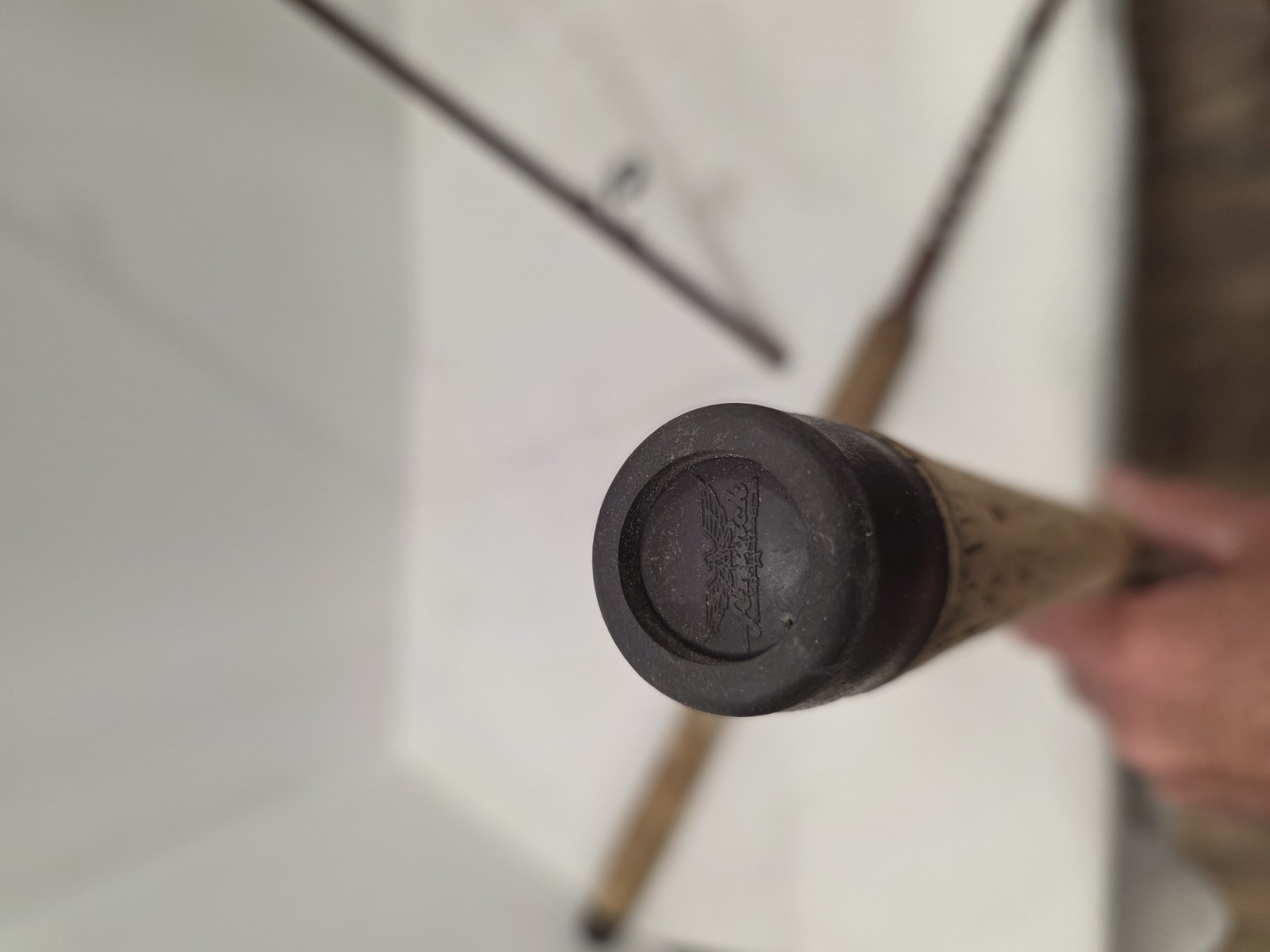 Fenwick Fenglass Old Glass Spin Rod 8ft 7in No Guide Damage Fishing Equipment