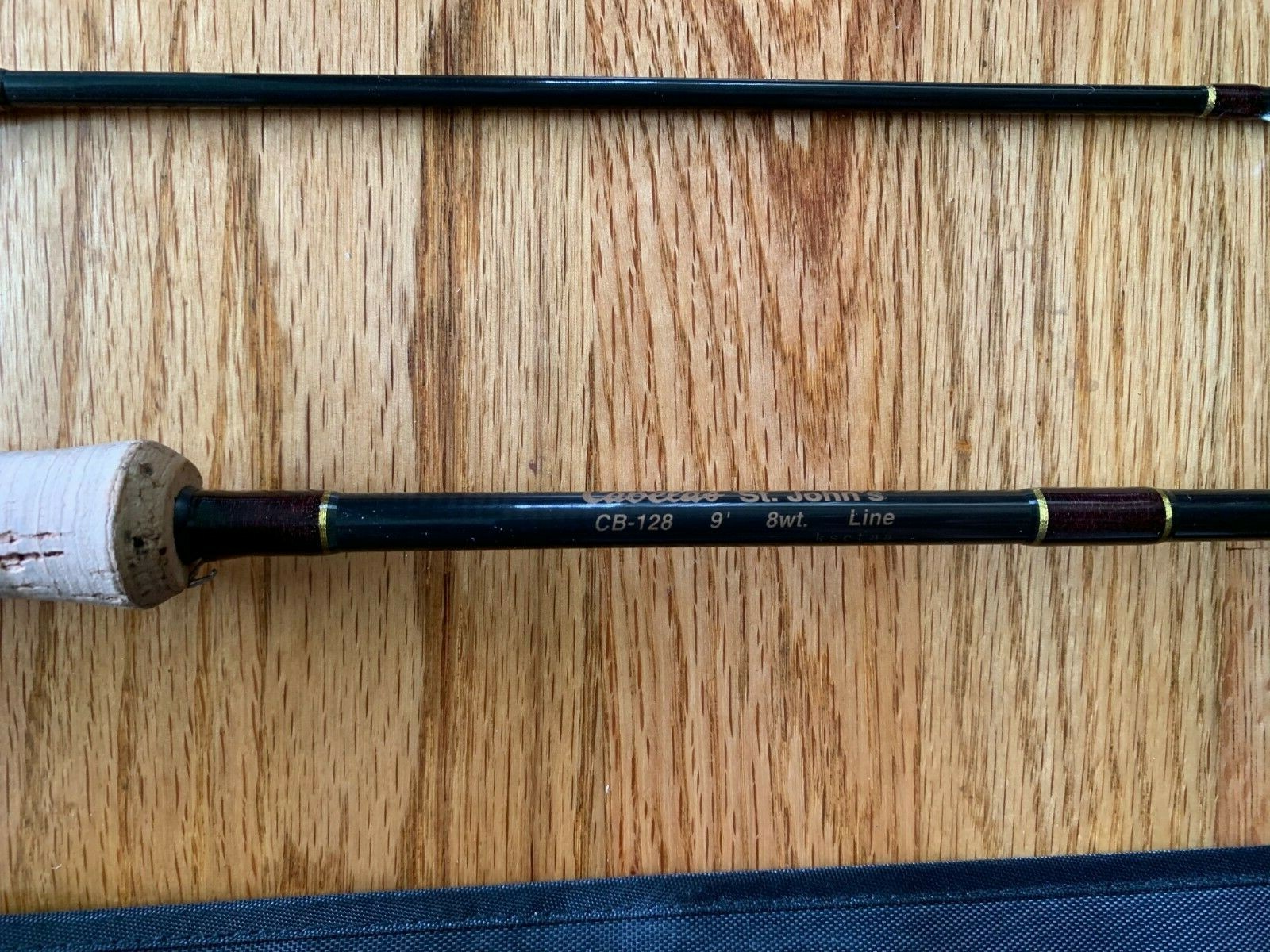 Cabelas St. Johns 9′ Fly Fishing Rod Model CB-128 with Sock