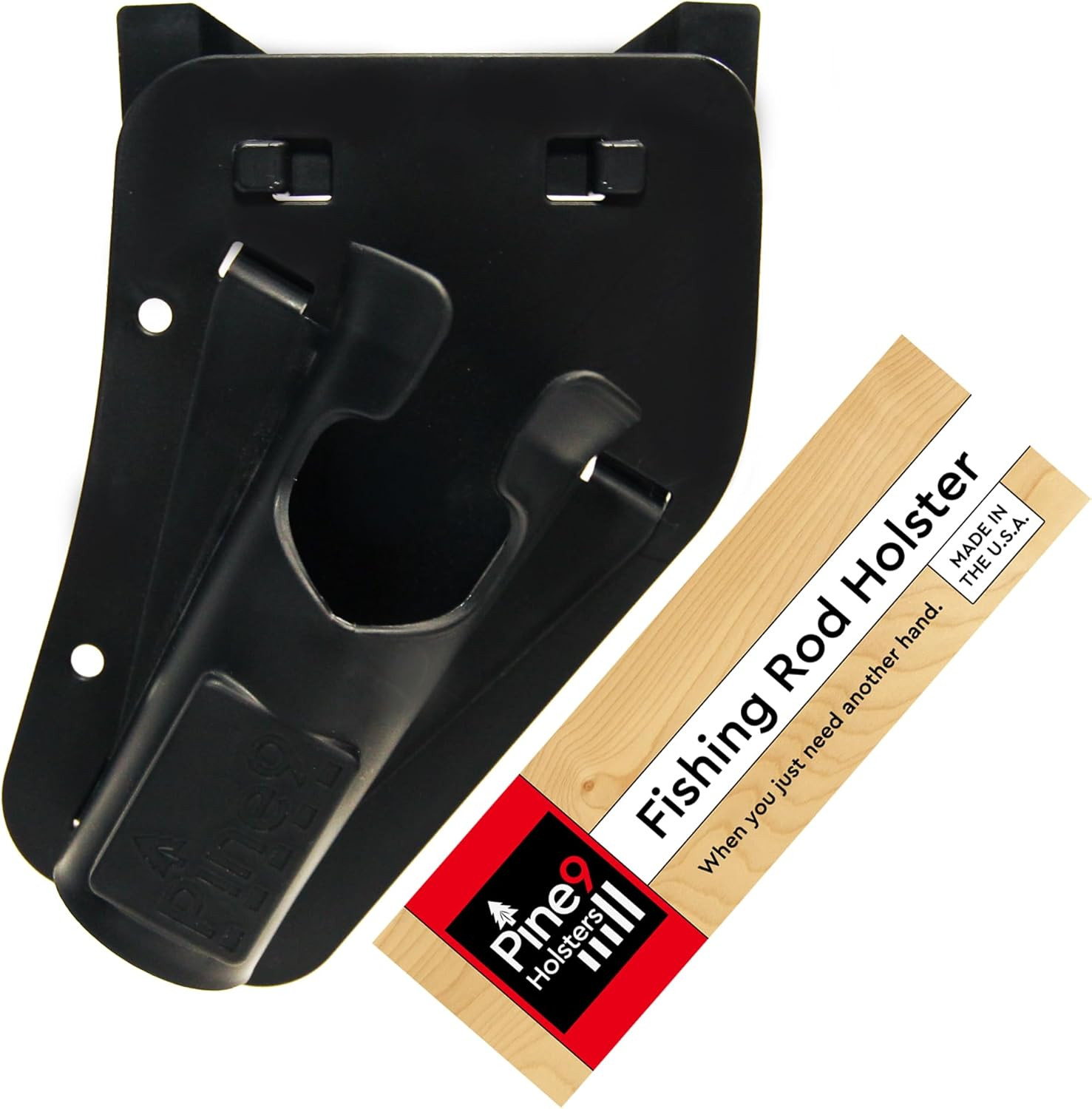 Ambie Fishing Rod Hip Holster – Patented Ambidextrous Quick-Draw Fishing Pole Ho