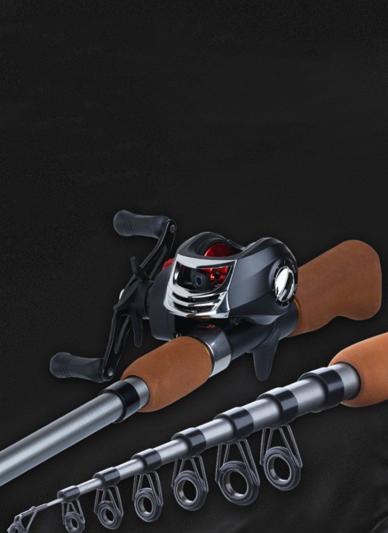 Mini portable ultra-short extension and short section bridgehead ice fishing rod