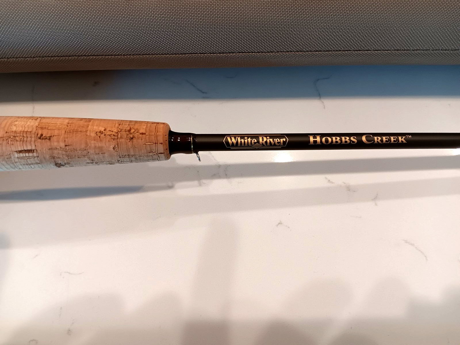 9′ 5 wt. White River Hobbs Creek fly rod/reel/combined travel case/tube..EX.